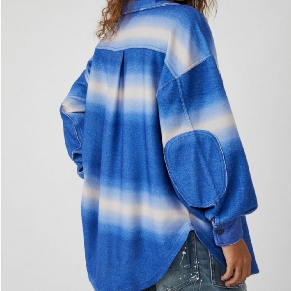 Euc Large Free People Ruby Jacket Shacket Flannel… - image 5